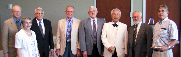 Guest and members of the Emeritus College Founding Council at the inaugural convocation celebrating the establishment of the College Guest and some members of the Emeritus College Founding Council at the inaugural convocation, held on July 8, 2005, celebrating the establishment of the Emeritus College.